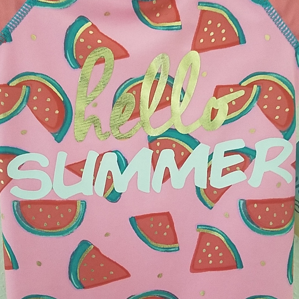 🆕️ Hello Summer Watermelon Scuba Swimsuit - Picture 5 of 6